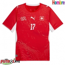 Camiseta Suiza Ruben Vargas #17 Primera Equipación Mundial 2026 manga corta